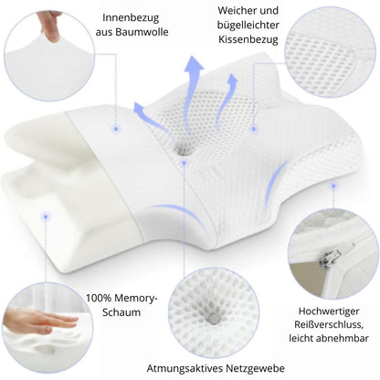 Orthopädisches Memory Foam Kissen Schmerzfreier Schlaf