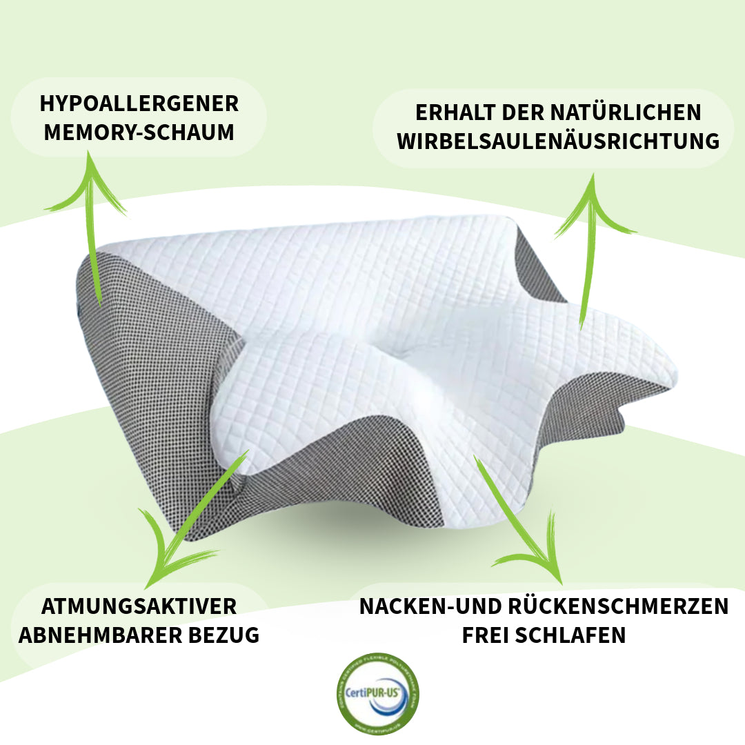 Orthopädisches Memory Foam Kissen Schmerzfreier Schlaf